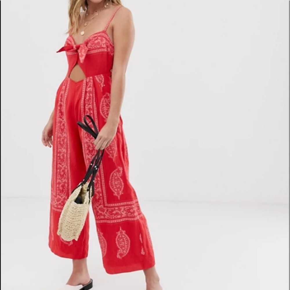 Free people Paisley feel the sun jumpsuit